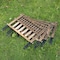 Gardenised Plastic Outdoor Decor Garden Flower Edger Fence, Border, 4 Panels, Bronze QI004112BZ.4 - alternate 4